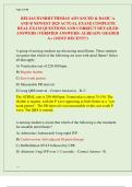 ADVANCED RELIAS DYSRHYTHMIAS A & B NEWEST 2025 ACTUAL EXAM TEST BANK&vert; COMPLETE REAL EXAM QUESTIONS AND CORRECT DETAILED ANSWERS &lpar;VERIFIED ANSWERS&rpar; ALREADY GRADED A&plus; &lpar;MOST RECENT&excl;&excl;&rpar;