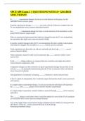 SPCE 609 Exam 2 &vert;&vert; QUESTIONS WITH A&plus; GRADED SOLUTIONS&excl;&excl;