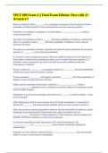 SPCE 609 Exam 4 &vert;&vert; Final Exam Edition&colon; Pass with A&plus; Accuracy&excl;&excl; 