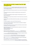 SPCE 609 FINAL EXAM &vert;&vert; Complete Exam File&colon; High-Scoring Q&A Set&excl;&excl; 
