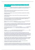 SPCE 609 Final Exam &vert;&vert; Final Exam Edition&colon; Pass with A&plus; Accuracy&excl;&excl;