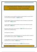 PATHOLOGY NBME EXAM 2025 QUESTIONS AND ANSWERS