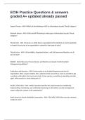 ECIH Practice Questions & answers graded A&plus; updated already passed