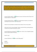 OKLAHOMA PROPERTY & CASUALTY EXAM 2025 QUESTIONS AND ANSWERS