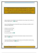 PENNSYLVANIA PROPERTY AND CASUALTY LAW SUPPLEMENT EXAM 2025 QUESTIONS AND ANSWERS