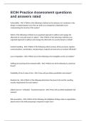 ECIH Practice Assessment questions and answers rated