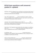 ECIH Exam questions well answered graded A&plus; updated