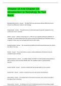 Chapter 12 And Chapter 13&colon; Introduction to Sociology 3e Test Bank&period;