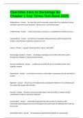OpenStax Intro to Sociology 3e&colon; Chapter 1 Key Terms Test Bank 2025&period;