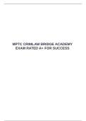  MPTC CRIMLAW BRIDGE ACADEMY EXAM RATED A&plus; FOR SUCCESS &emsp;