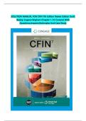 SOLUTION MANUAL FOR CFIN 7th Edition Newer Edition Scott Besley&semi; Eugene Brigham Chapter 1-16 Covered With Questions&comma;Answers&comma;Rationales And Case Study&period;