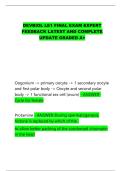 DEVBIOL LE2 Exam 2025-2026 with  correct questions and detailed answers  2025 verified