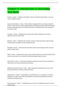 Chapter 6&colon; Introduction to Sociology Test Bank