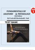 Fundamentals of Anatomy & Physiology &ndash; 11th Edition &lpar;Frederic H&period; Martini & Nath&rpar; &ndash; Complete Test Bank &lpar;Chapters 1&ndash;29&rpar;