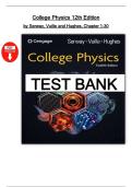 College Physics&comma; 12th Edition by Serway&comma; Vuille&comma; and Hughes &ndash; Chapters 1&ndash;30 Complete Study Resource