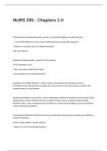 NURS 205 - Chapters 1-5 Exam Questions and Answers