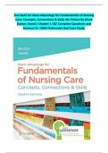 full Test Bank for Davis Advantage for Fundamentals of Nursing Care&colon; Concepts&comma; Connections & Skills 4th Edition By Marti Burton&semi; David Smith Chapter 1-38 Complete Questions and Answers A&plus; And Rationales With Case study&period;