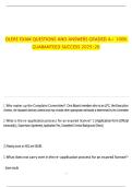 OLERE EXAM QUESTIONS AND ANSWERS GRADED A&plus; 100&percnt; GUARANTEED SUCCESS 202526