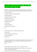 HRM Mid-term Study guide - Dessler 15th Test Bank Latest Version