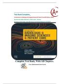 Test Bank Complete&lowbar; Introduction to Radiologic & Imaging Sciences & Patient Care 8th Edition&comma; &lpar;2023&rpar; By Arlene M&period; Adler&comma; Richard R&period; Carlton & Kori L&period; Stewart&vert; All Chapters 1-26&vert; 4 Units&vert; Latest With Answers And Detailed Explanation&vert; Graded A&plus;