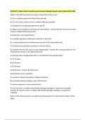 NURS 3511 Week 5 Exam Questions and Answers Already Passed Latest Update 2025-2026