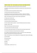 NURS 3511 Week 3 - Part 1 Exam Questions and Answers Latest Update 2025-2026