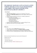 WSU BIOLOGY 106 EXAM 2 ACTUAL EXAM 2 LATEST  VERSION 2025-2026 ACTUAL EXAM 240 QUESTIONS  AND CORRECT DETAILED ANSWERS WITH RATIONALES &vert;ALREADY GRADED A&plus; 