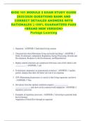 BIOD 101 MODULE 2 EXAM STUDY GUIDE  2025&sol;2026 QUESTIONS BANK AND  CORRECT DETAILED ANSWERS WITH  RATIONALES &vert;&vert; 100&percnt; GUARANTEED PASS  <BRAND NEW VERSION>  Portage Learning 