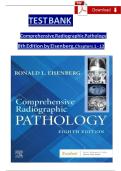 Test Bank- Comprehensive Radiographic Pathology 8th Edition &lpar; Ronald Eisenberg&comma; 2025&rpar; All Chapters 1-12&vert;&vert; Latest Edition