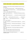 BCHM 4360 EXAM 1 QUESTIONS & ANSWERS
