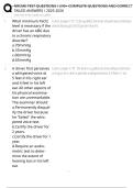 NRCME TEST QUESTIONS &sol; 240&plus; COMPLETE QUESTIONS AND CORRECT DE TAILED ANSWERS &sol; 2025-2026