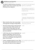 NRCME Post-test Questions