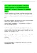 BLS - EXAM COMPLETE QUESTIONS AND  CORRECT DETAILED ANSWERS &lpar;VERIFIED  ANSWERS&rpar; &vert;ALREADY GRADED A&plus;&vert;&vert;BRAND  NEW&excl;&excl;