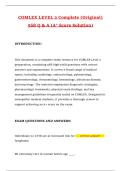 COMLEX LEVEL 2 Complete &lpar;Original&rpar; 568 Q & A &lpar;A&plus; Score Solution&rpar;