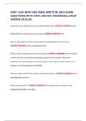 AERT 3250 MULTI BG FINAL WRITTEN 2025 EXAM  QUESTIONS WITH 100&percnt; SOLVED ANSWERS&vert;&vert; LATEST  UPDATE 2025&sol;26 
