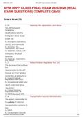 DFW ARFF CLASS FINAL EXAM 2025&sol;2026 &vert;REAL  EXAM QUESTIONS&vert; COMPLETE Q&AS 