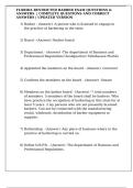 FLORIDA RESTRICTED BARBER EXAM QUESTIONS & ANSWERS  &vert; COMPLETE QUESTIONS AND CORRECT ANSWERS &vert; UPDATED VERSION