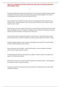 WGU C367- ELEMENTARY PHYSICAL EDUCATION AND HEALTH METHODS QUESTIONS WITH CORRECT ANS&excl;&excl;