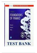 Test bank for foundations of finance 10th edition by arthur j keown&vert;Newest edition 100&percnt; verified A&plus;