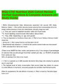 WGU C787 Nutrition 2025 Cohort Review &ndash; Verified Questions & Complete Answers &lpar;A&plus; Study Guide&rpar;&period;pdf