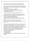 NRSG 245 Exam 4 Questions With Complete Solutions