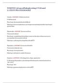 NURS 5315&colon; Advanced Pathophysiology 2025 UTA Exam 1 UPDATED 2025 &sol; 2026