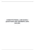 CONSTITUTIONAL LAW  &ndash; LAW201 EXAM BUNDLE&lpar;COMPLETE PACKAGE DEAL&rpar;