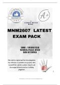 MNM2607 LATEST EXAM PACK 2025 &lbrack;DETAILED QUESTIONS AND ANSWERS &rsqb;