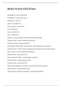 Music Praxis 5113 Exam Questions and Answers 100&percnt; Correct