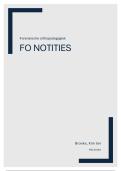  Forensische orthopedagogiek -  Forensische Orthopedagogiek &lpar;SW2C06-20&rpar;