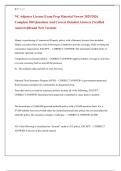 NC Adjuster License Exam Prep Material Newest 2025&sol;2026  Complete 100 Questions And Correct Detailed Answers &lpar;Verified  Answers&rpar;&vert;Brand New Version&excl;