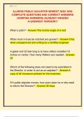 ILLINOIS PUBLIC ADJUSTER NEWEST 2025&sol; 2026  COMPLETE QUESTIONS AND CORRECT ANSWERS  &lpar;VERIFIED ANSWERS&rpar; &vert;ALREADY GRADED  A&plus;&vert;&vert;NEWEST VERSION&excl;&excl;&excl; 