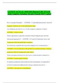 LATEST ACTUAL 2025&sol;2026 Bonent CDC EXAM with Complete Solution Already Passed&vert; 2025 Update
