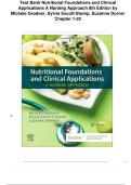 TEST BANK for Nutritional Foundations and Clinical Applications A Nursing Approach&comma; 8th Edition By Michele Grodner&semi; All Chapter 1-20&comma; Verified Chapters&comma; Complete Newest Version&period;